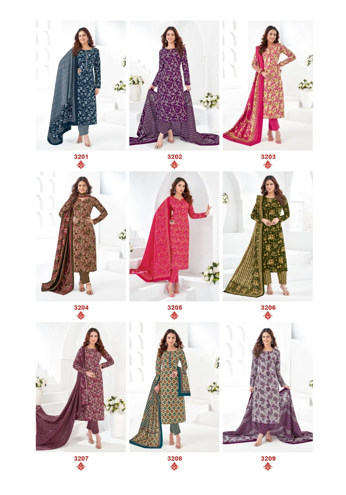 k4u Vol 32 By Kundan Pure Cotton Wholesale Kurti With Bottom Dupatta In India
